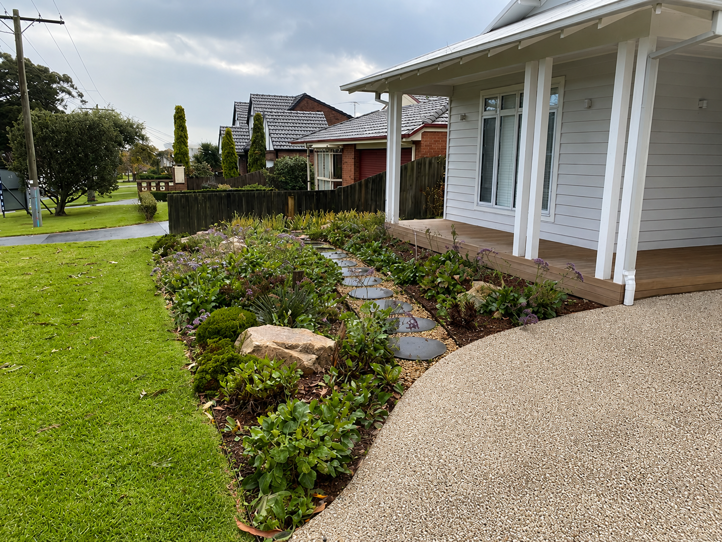 Cush Courtyards garden work